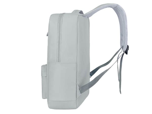 Rygsæk med USB-port og laptoprum 18–20 L grå polyester Grey