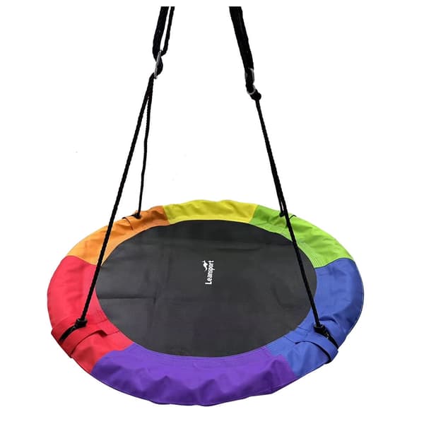 Storkbo-gunga 100 cm för barn 3+ höjdjusterbar rep max 150 kg