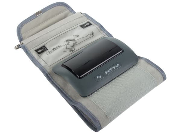 Automatisk blodtryksmåler overarm med pulsmåling LCD manchet 22–32