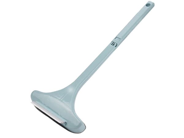 Vinduesbørste 2-i-1 med gummiskraber foldbar 53,5x20,5 cm grøn