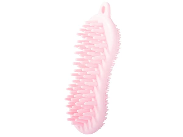 Vasksvamp i silikone med massagefunktion 13,5x6,5 cm blandede farver