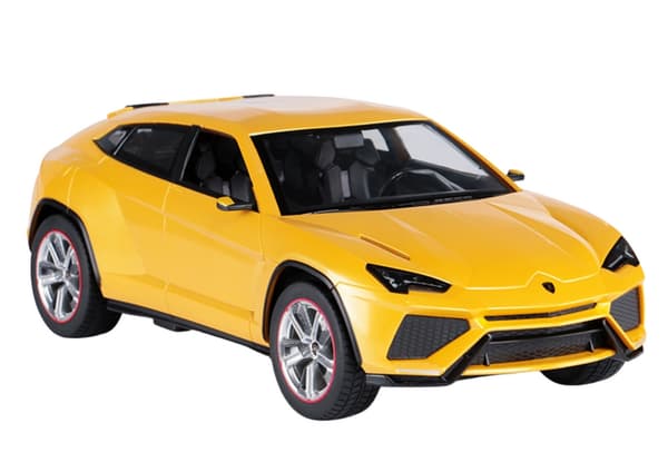 Fjernstyret bil Lamborghini Urus gul 26 cm, 4xAA + 2xAA (medfølger ikke)