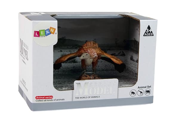Samlerfigur gam (vulture) i plast 11 cm, fra 3 år