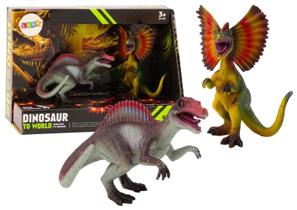 Dinosaurusfiguurit PVC 2-pack Spinosaurus & Dilophosaurus 10 cm
