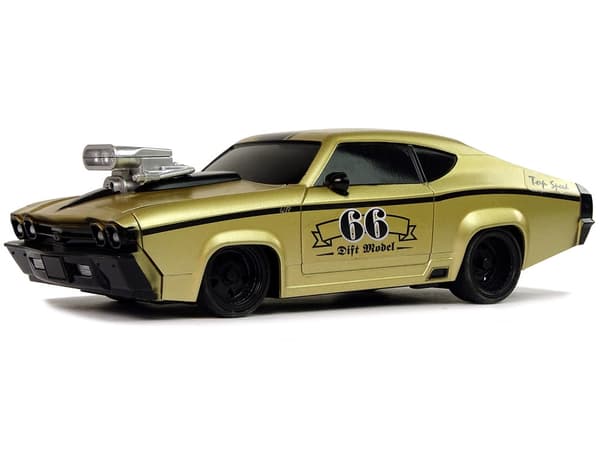 Fjernstyret bil Mustang GT 66 1:20 guld/sort, fra 6 år