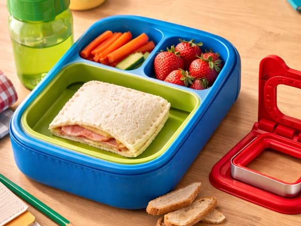 Sandwichform smörgåsform skär och förseglar fyrkantig röd 1 st