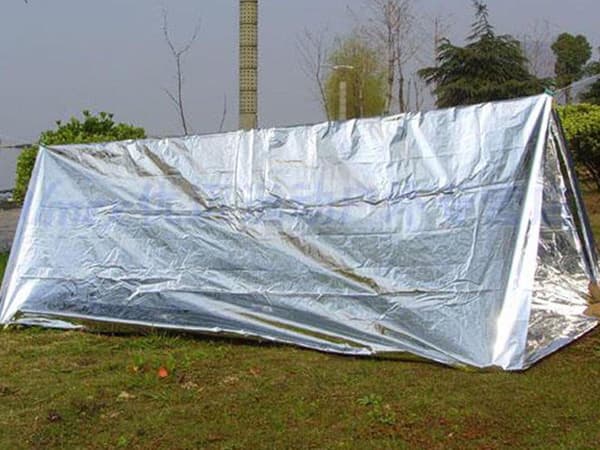 Pelastuspeite hopeakalvo 140 x 210 cm, hopea, 1 kpl