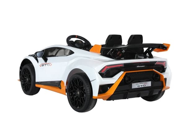 Elektrisk leksaksbil Lamborghini STO Drift vit för barn