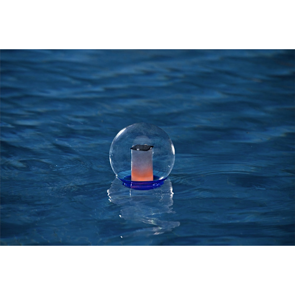 Flydende klor/brom-dispenser solcelle med LED til 7,6 cm tabletter