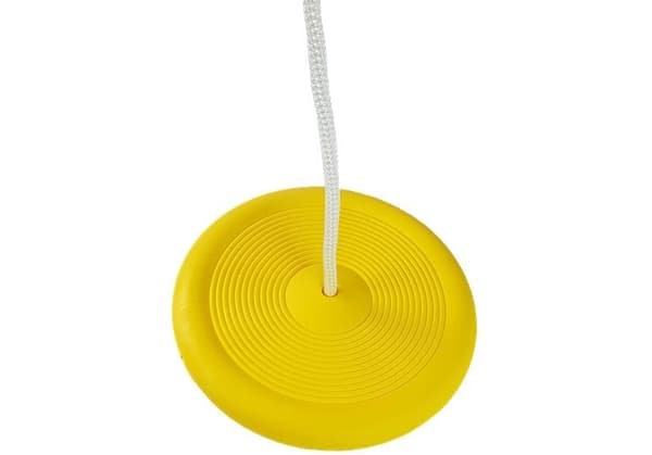 Børne pladehængesæde 28 cm gul, maks. 50 kg, til indendørs/udendørs