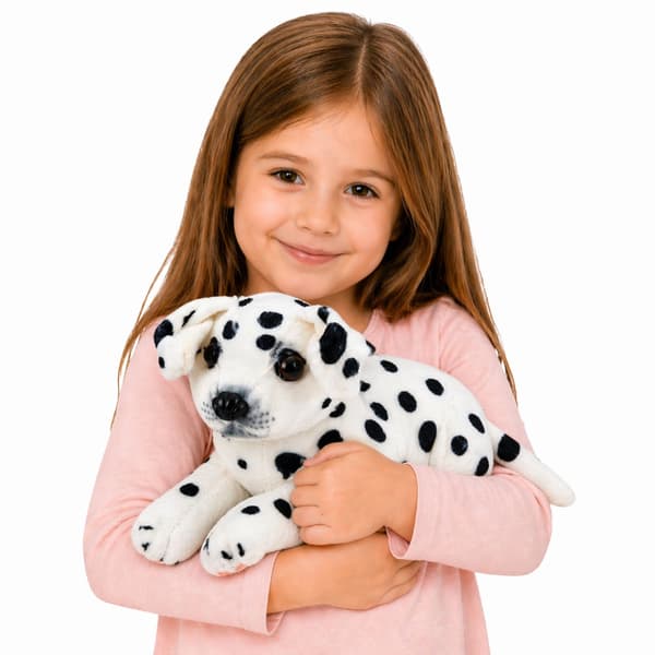 Pehmolelu dalmatiankoira 25 cm, realistinen