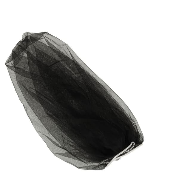Myggenet til barnevogn universelt 140 cm elastik sort polyester Black