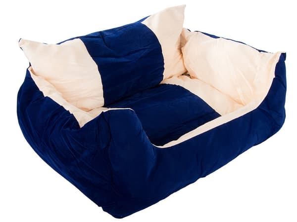 Hundeseng til store hunde 75 x 56 x 25 cm med skridsikker underside