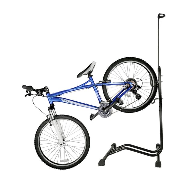 Cykelställ golvstativ justerbart 16-27,5" stål svart