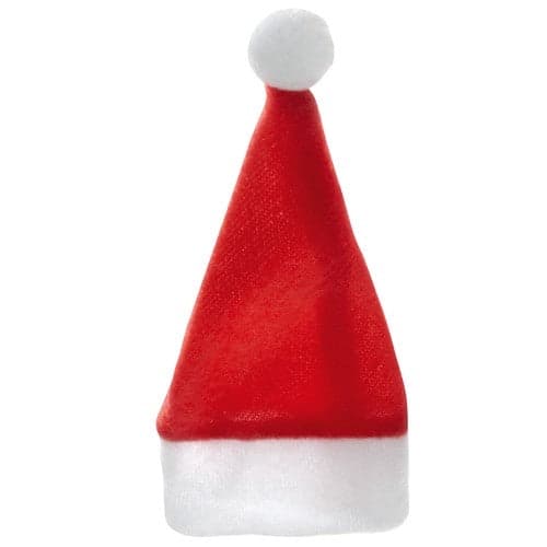 Aterintasku tonttulakki 12-pack polyesteri punainen/valkoinen 12,5x6 cm