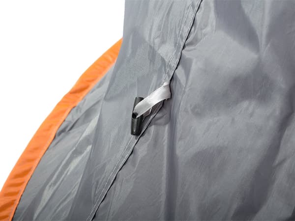 Rantateltta pop-up UV-suoja harmaa/oranssi 210x130x85 cm
