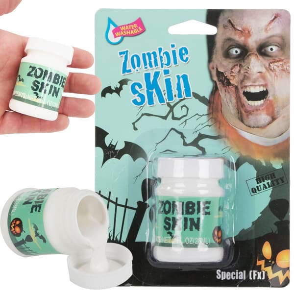 Zombie makeup-base hvid 28 ml til sår/ärr specialeffekter Halloween