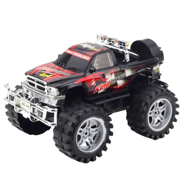 Off-road leksaksbil bakhjulsdriven 27 cm med gummidäck snabbstart
