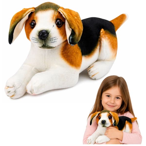 Pehmolelu beagle 25 cm, pehmeä