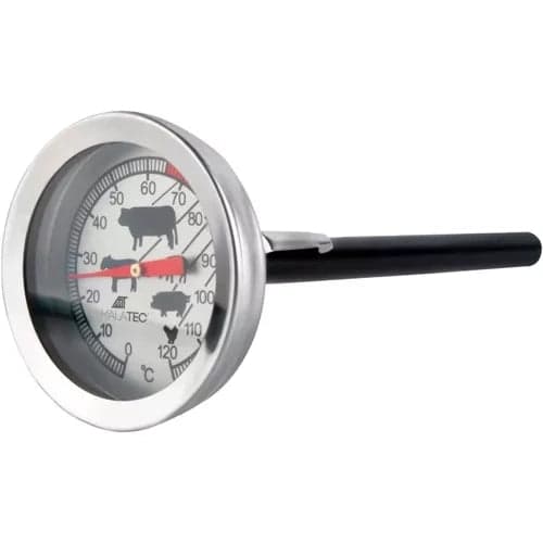 Trådløst stegetermometer analog med 13 cm probe 0–120°C