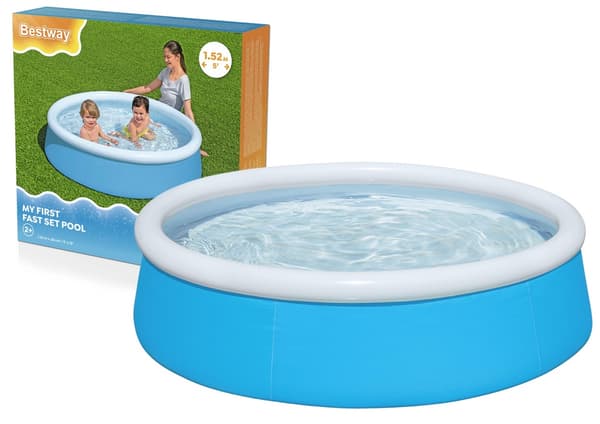 Uppblåsbar barnpool 152x38 cm PVC 477 L från 2 år