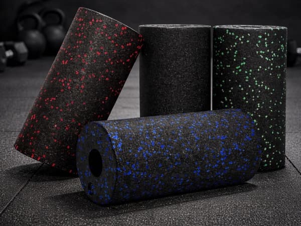 Massage-roller EPP-skum fast glat 30x15 cm blandede färger