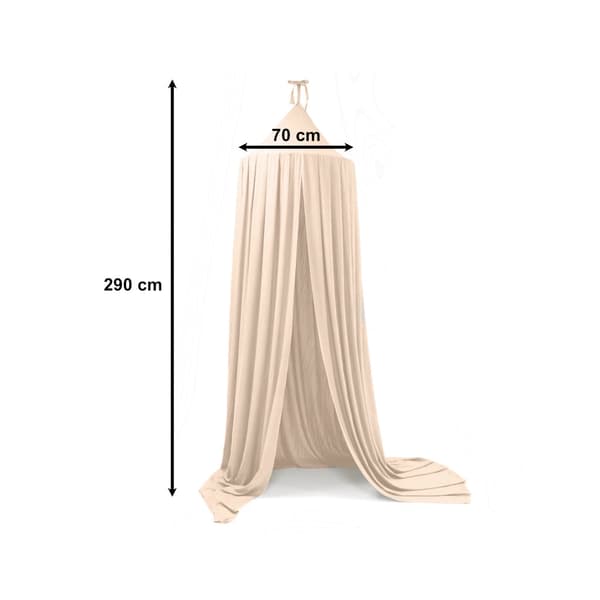 Tipitelt baldakin til børneværelse beige polyester inkl. monteringssæt Beige