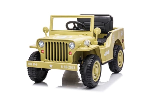 Elbil til børn 4x4 Battery Car JH-103 khaki