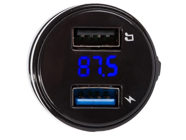 FM-sender Bluetooth til bil med handsfree MP3 og 2x USB 12-24V