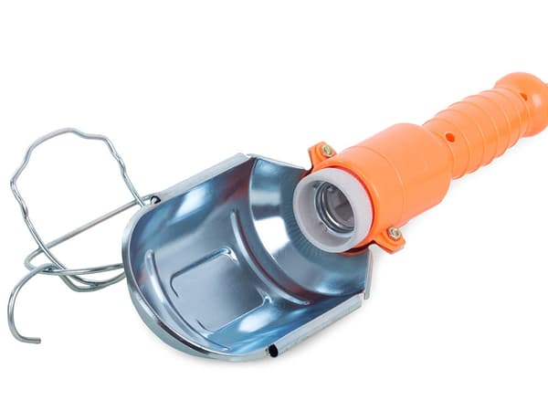 Työvalaisin 230V med 10 m kabel E27 max 60W oranssi