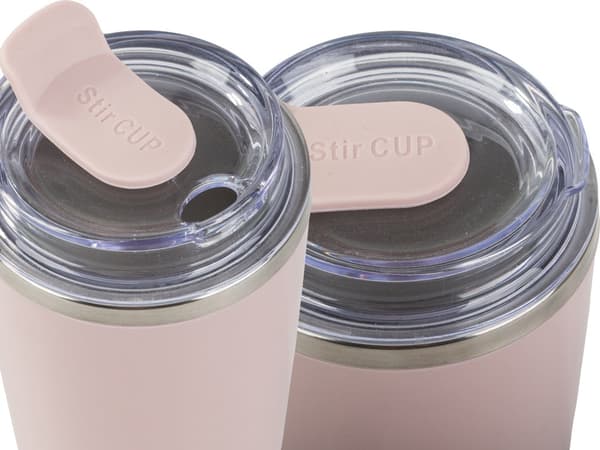 Självomrörande termosmugg 350 ml rostfritt stål IPX6 USB-C