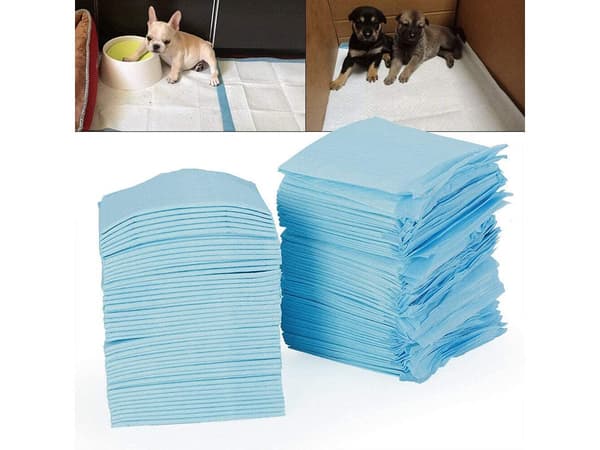 Træningsunderlag til hund 45x60 cm absorberende engang 50-pack