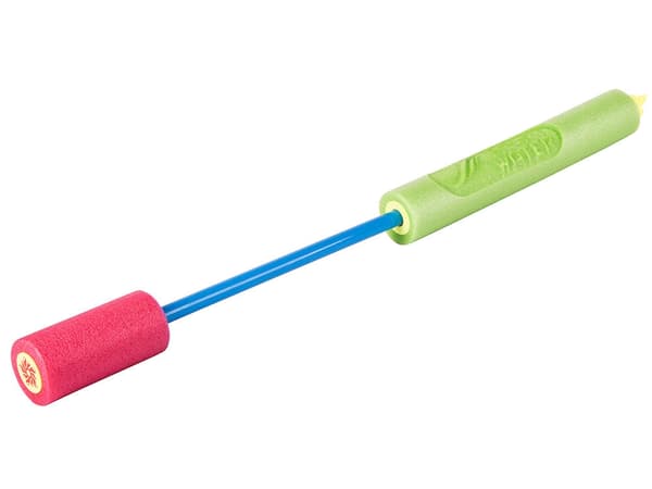 Vattenpistol i skum med pump 100 ml 44 cm gul/blå