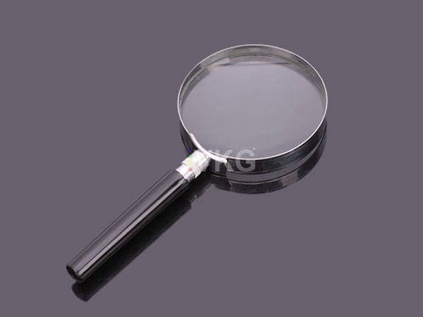Förstoringsglas 75 mm glaslins 3x förstoring, 16,5 cm