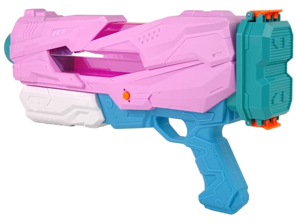 Vandpistol 800 ml 8 m rækkevidde rosa/blå fra 6 år