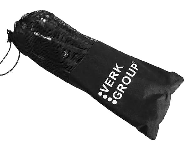 Sammenklappelige trekkingstænger aluminium anti-shock 2-pak sort