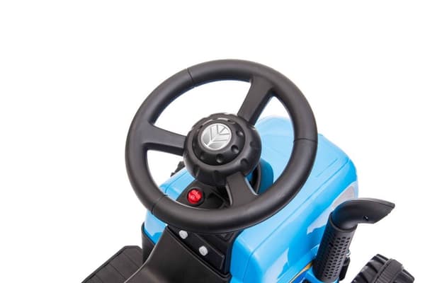 Elektrisk legetraktor med anhænger A009 blå