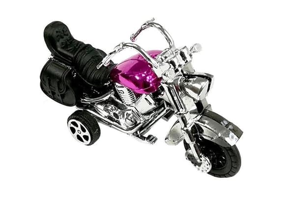 Leksaksmotorcyklar pull-back 3-pack 9 cm, från 3 år