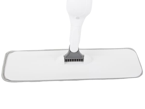 Spraymopp med vattentank 450 ml och 3 mikrofiberdukar vit 125 cm