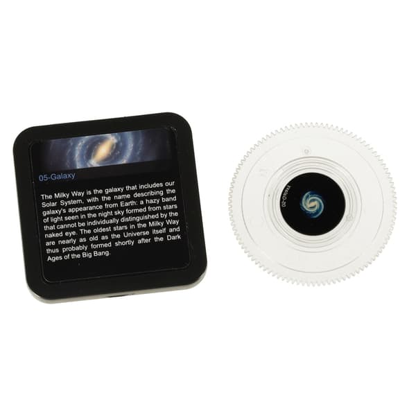 Stjärnhimmel projektor LED med 12 rymdskivor, USB, timer, rotation