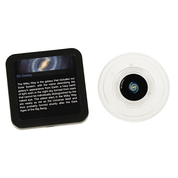 Stjernehimmel projektor LED med 12 rumskiver, USB, timer, rotation