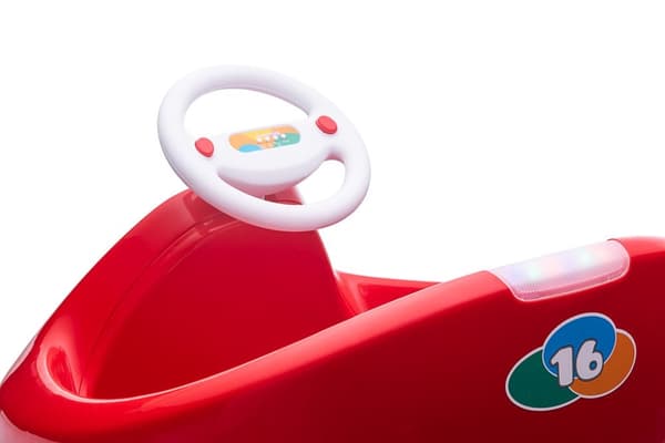 Elektrisk ride-on bil för barn röd