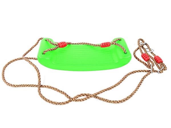 Trädgårdsgunga för barn plast grön 44x17 cm max 100 kg