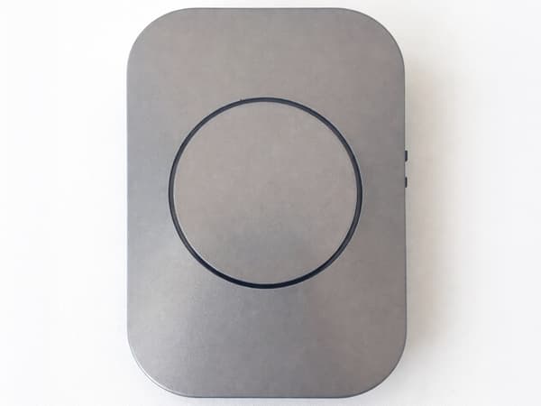 Trådlös dörrklocka 300 m 38 melodier LED grå batteridriven
