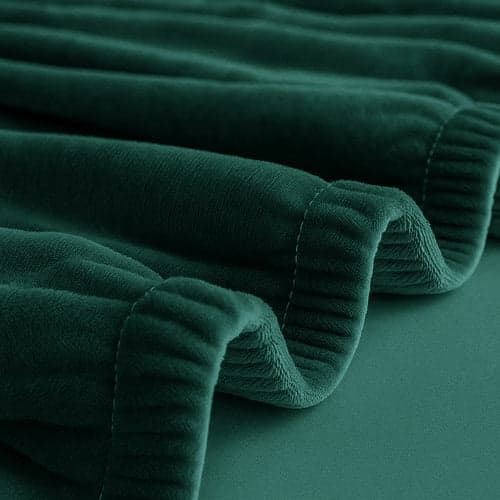 Sofabetræk hjørnesofa elastisk velour grøn 190-230 cm + 1 pudebetræk