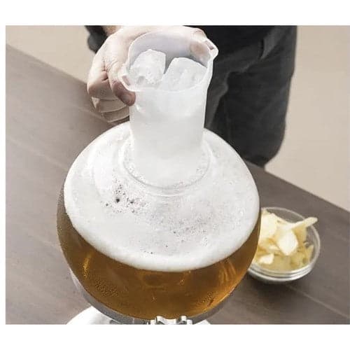 Drikkedispenser 3,5 L med isbeholder og låg, PP/silikone