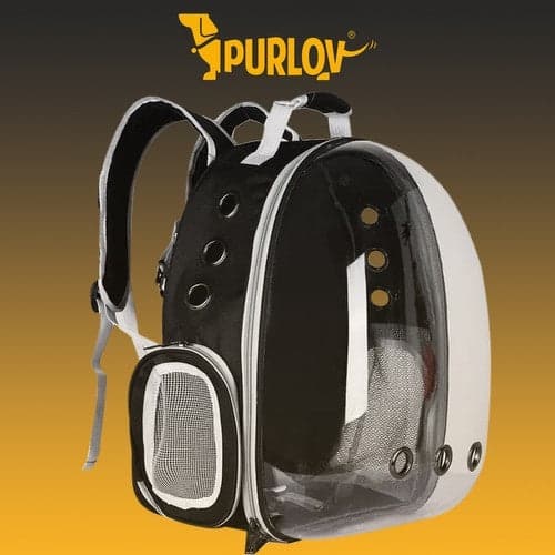 Transporttaske til hund/kat 41x35x24 cm max 10 kg plexiglasfront