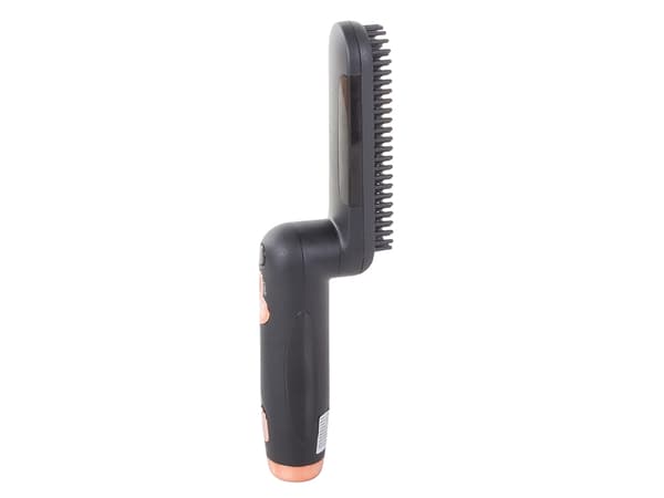 Skæg- og hårkam med glattefunktion 160–180°C, USB, sort