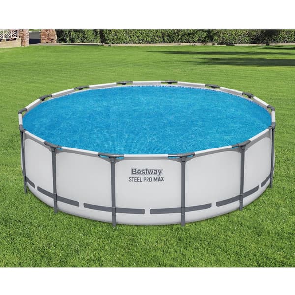 Solbeskyttelse til pool 417 cm bobleplast til rund pool 427 cm Bestway 58252