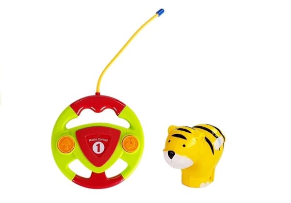 Fjärrstyrt flygplan leksak 21 cm med ljus/ljud 27 MHz